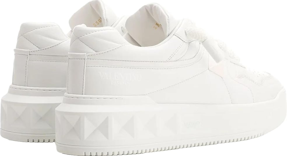 Valentino Garavani One Stud XL Men's Leather Sneakers White
