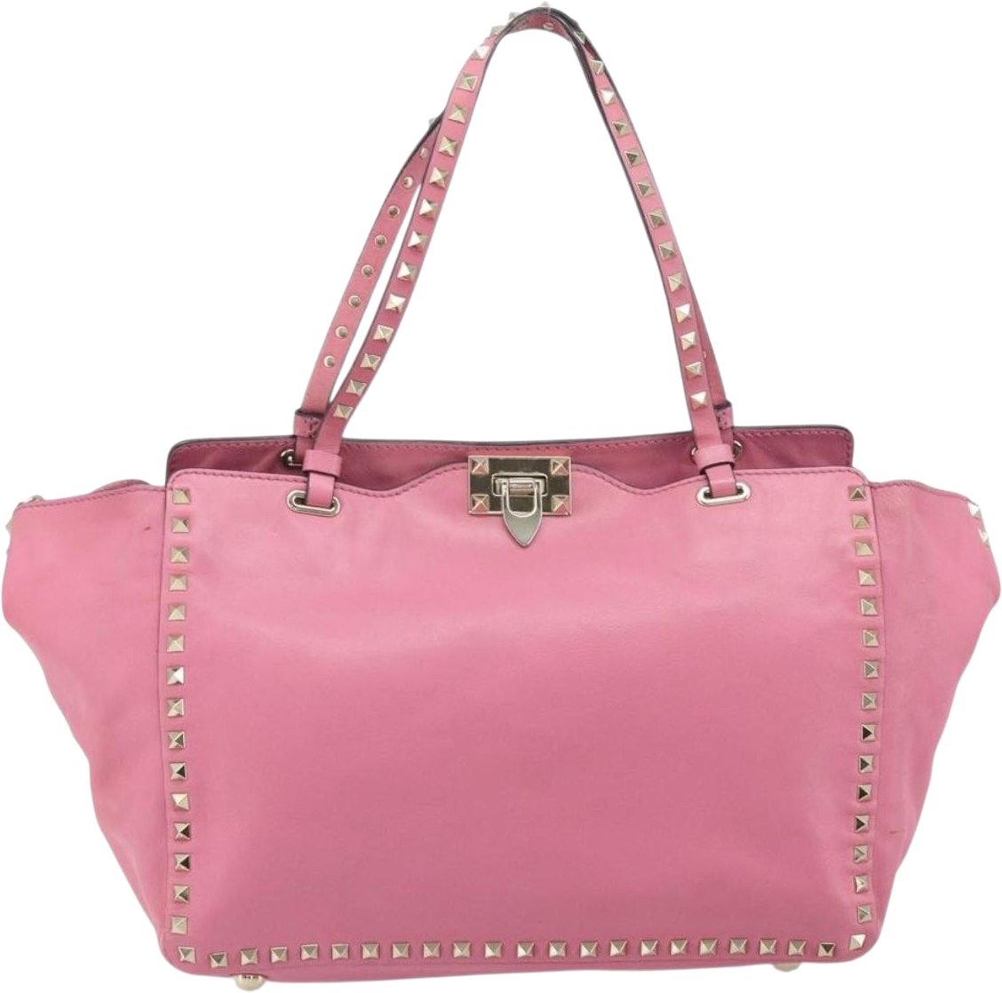 Valentino Garavani 1975 Rockstud Striped Leather Medium