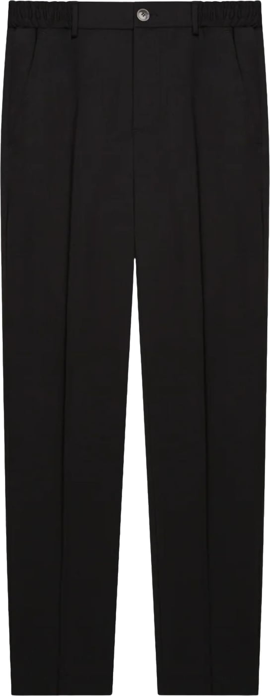 Valenza Wool Stretch Tapered Pantalons Zwart 1188
