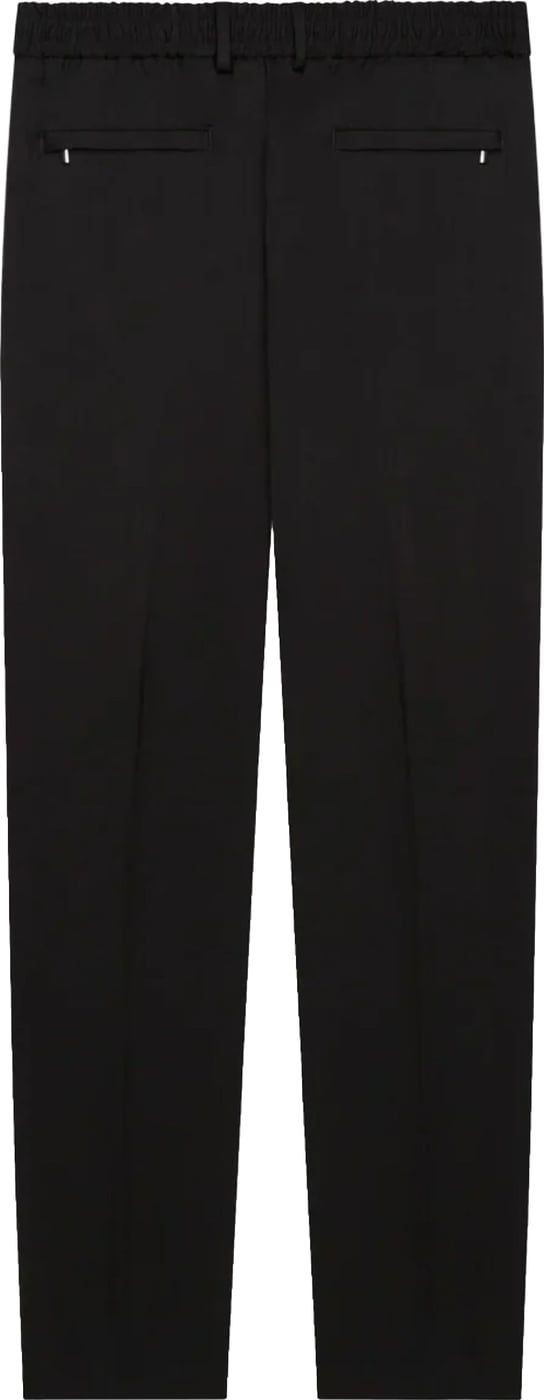Valenza Wool Stretch Tapered Pantalons Zwart 1188