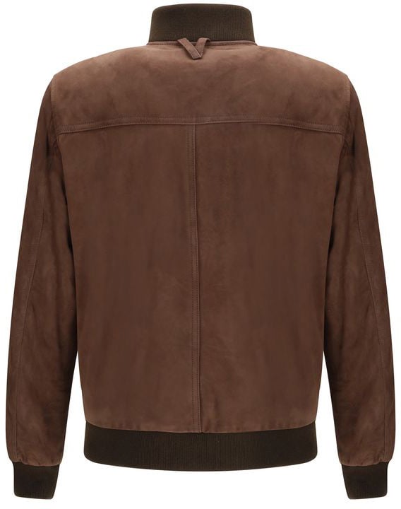 Valstar Brown Calf Leather Bos Taurus Bomber