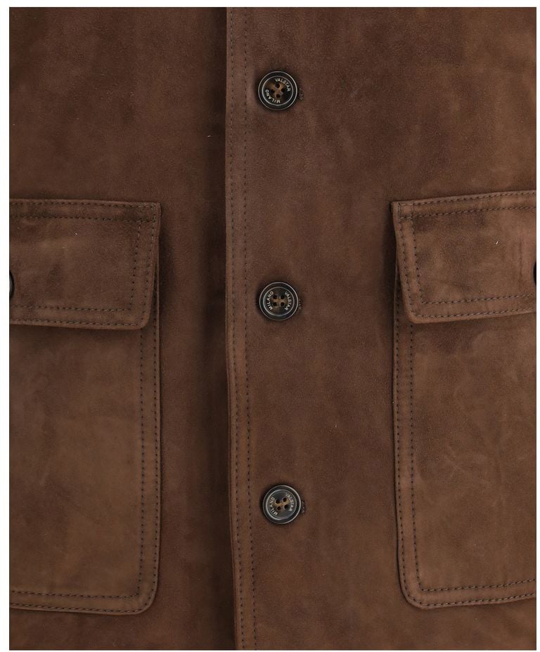 Valstar Brown Calf Leather Bos Taurus Bomber