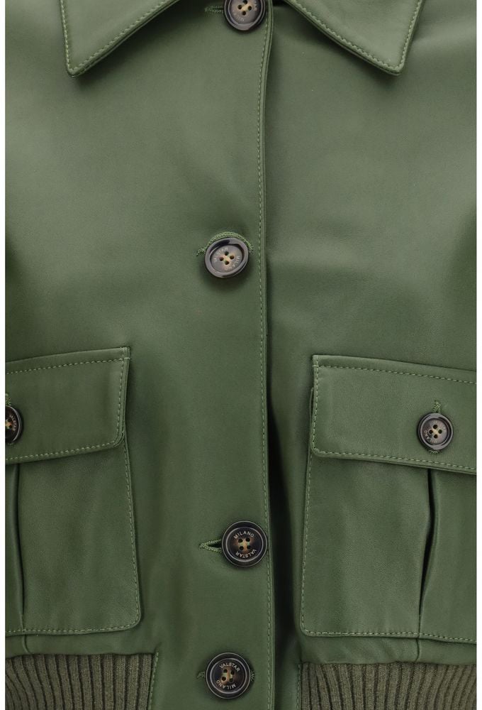 Valstar Bicolor Leather Leather Jacket