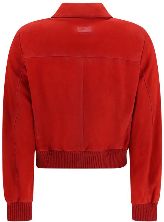 Valstar Red Goatskin Full-Length Jacket