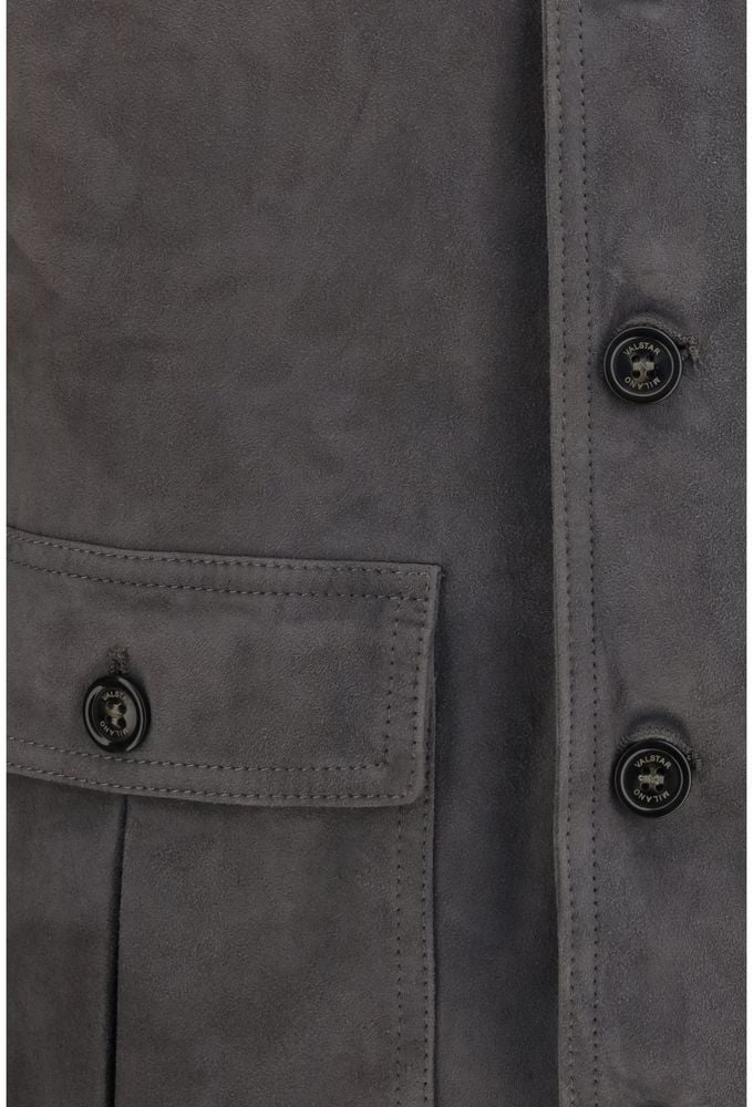 Valstar Brown Calf Leather Bos Taurus Bomber