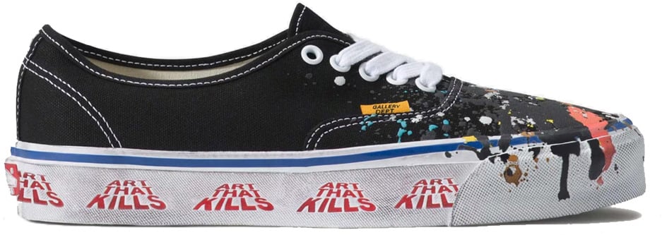 Vans Authentic Reissue 44 Gallery Dept. Art That Kills Black 'Black White Red'