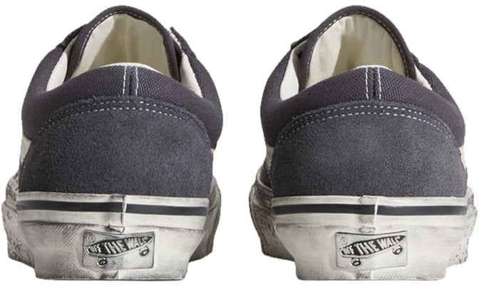 Vans Premium Old Skool 36 Paint Splatter Charcoal Grey 'Gray Black White'