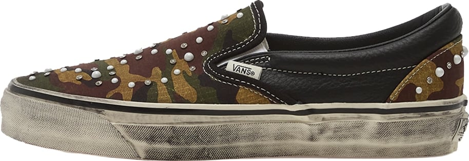 Vans LX Classic Slip-On 98 Pearlized Pack Camo Black 'Black Gray'