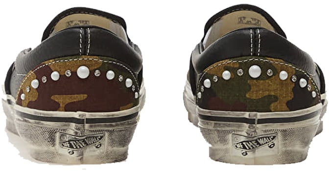 Vans LX Classic Slip-On 98 Pearlized Pack Camo Black 'Black Gray'