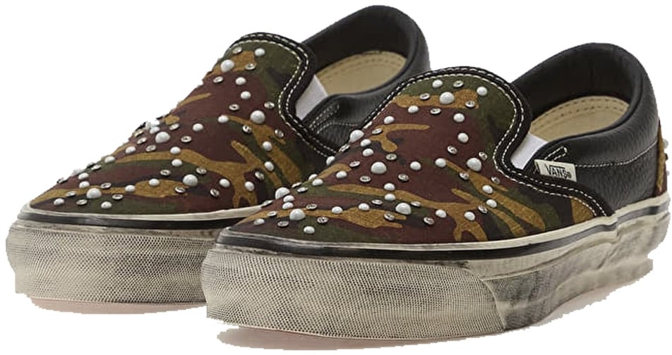 Vans LX Classic Slip-On 98 Pearlized Pack Camo Black 'Black Gray'