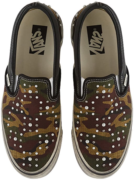 Vans LX Classic Slip-On 98 Pearlized Pack Camo Black 'Black Gray'