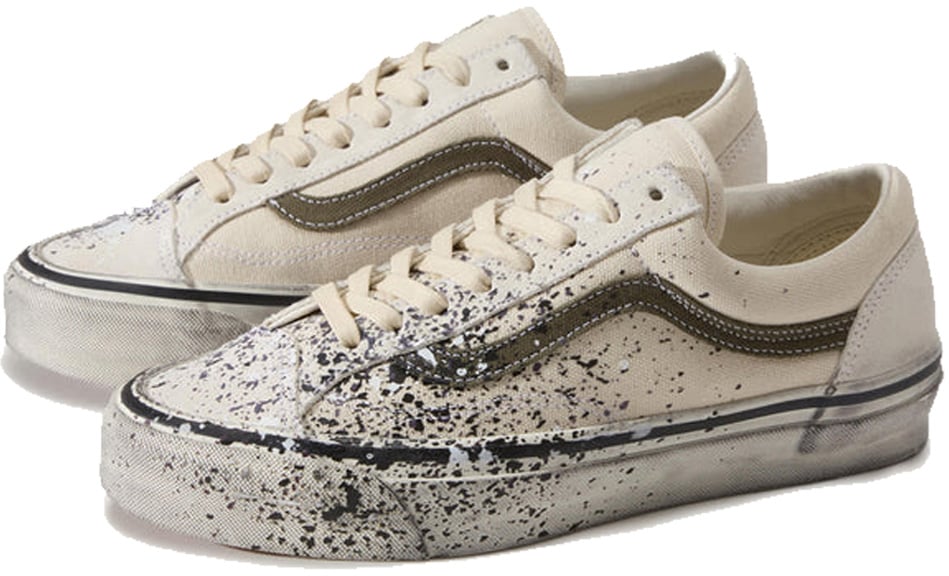 Vans Premium Old Skool 36 Paint Splatter Turtledove 'Beige White Multicolor'