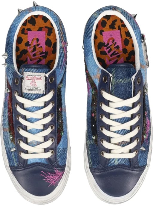 Vans Old Skool 36 Harris Tweed Blue Multi 'Blue Multicolor'