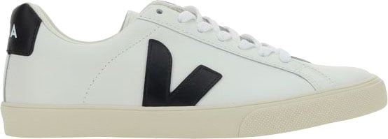 Veja White Calf Leather Bos Taurus Sneakers