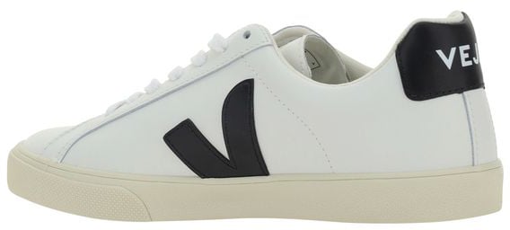 Veja White Calf Leather Bos Taurus Sneakers