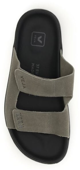 Veja Bicolor Calf Leather Bos Taurus Flat Sandals