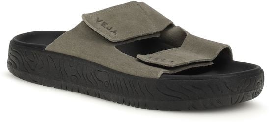 Veja Bicolor Calf Leather Bos Taurus Flat Sandals