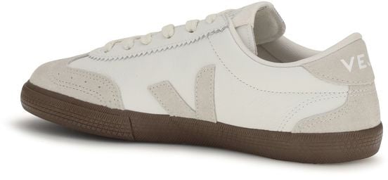 Veja White Calf Leather Bos Taurus Sneakers