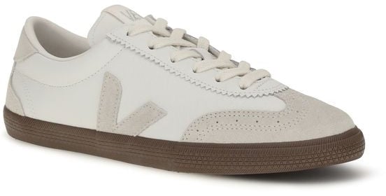 Veja White Calf Leather Bos Taurus Sneakers