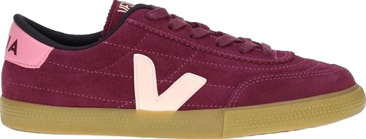 Veja Purple Calf Leather Bos Taurus Low Top Sneakers