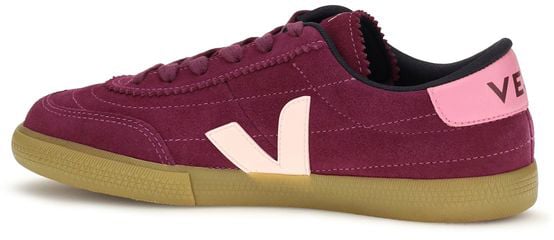Veja Purple Calf Leather Bos Taurus Low Top Sneakers