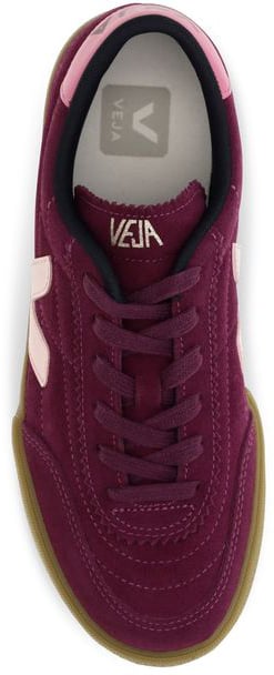 Veja Purple Calf Leather Bos Taurus Low Top Sneakers