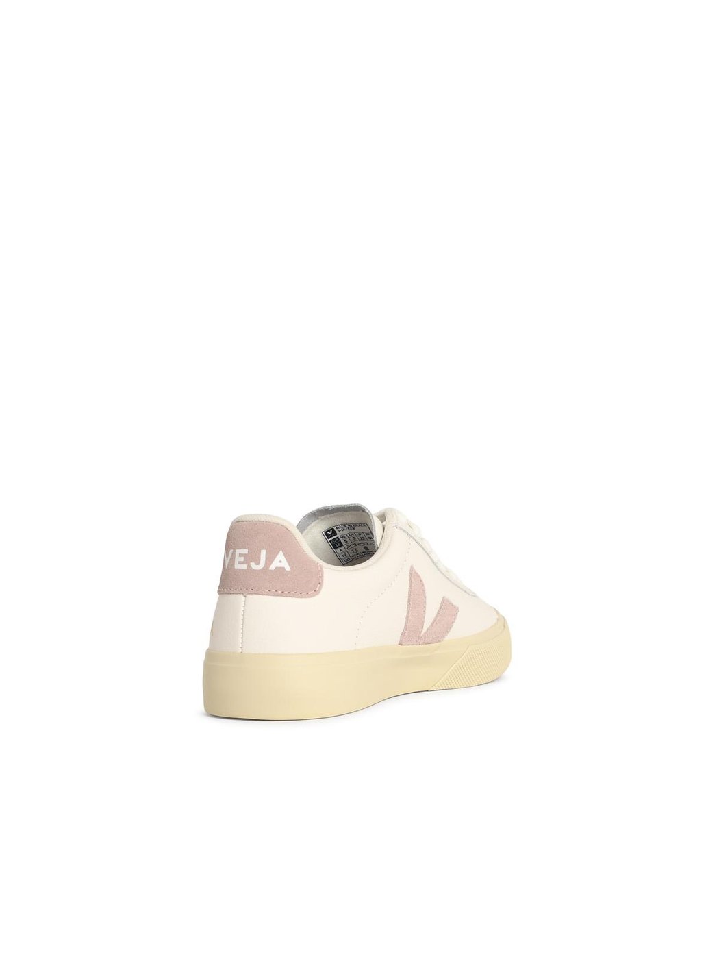 'Campo' White Leather Sneakers
