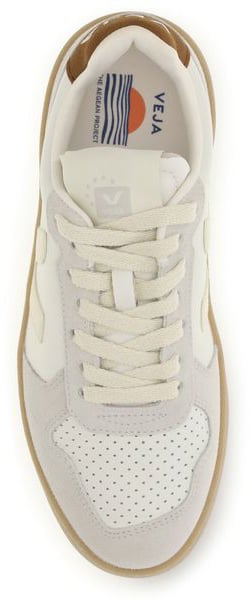 Veja Beige Calf Leather Bos Taurus Low Top Sneakers