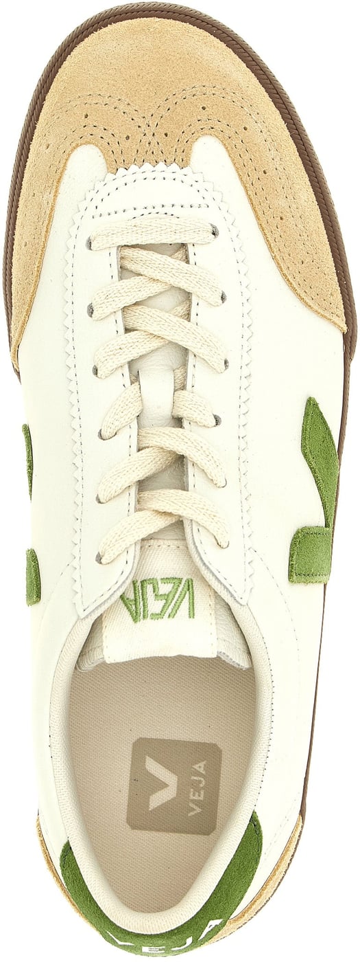Veja Beige Genuine Leather Athletic Sneakers