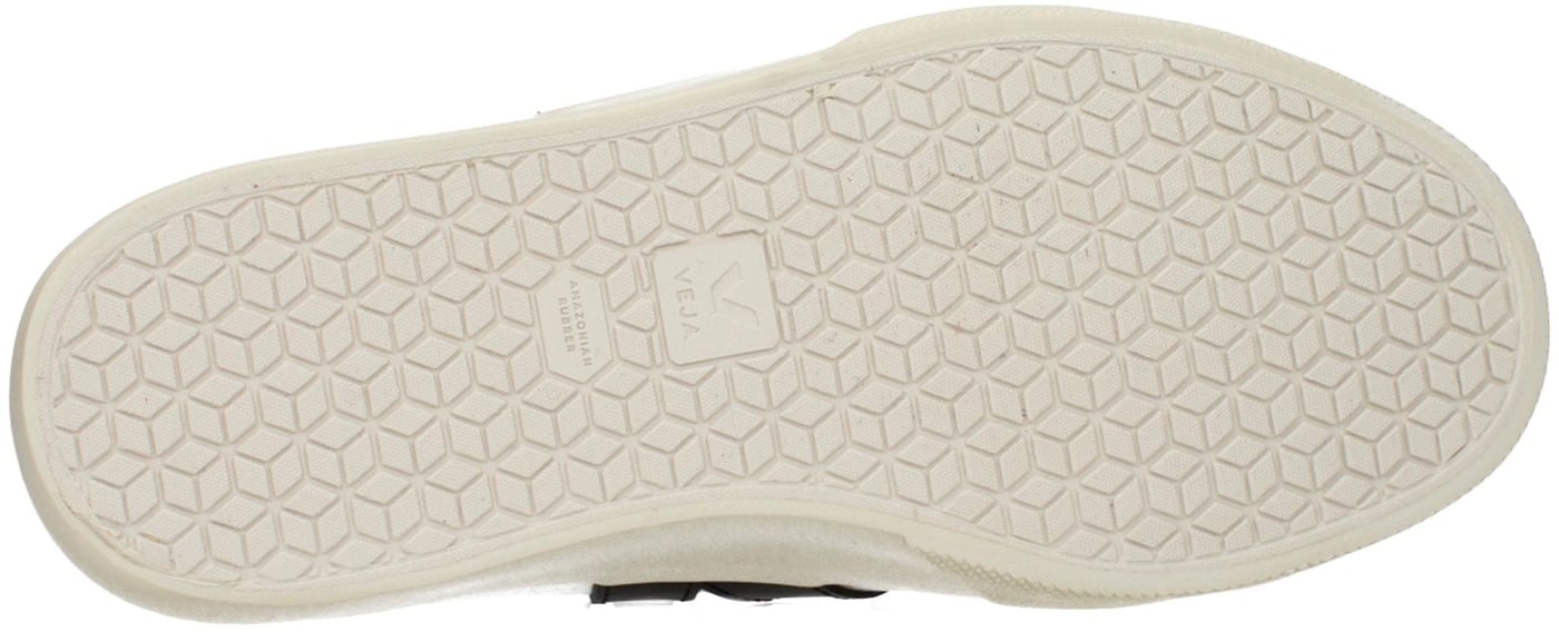 Veja Gray Leather Low Top Sneakers