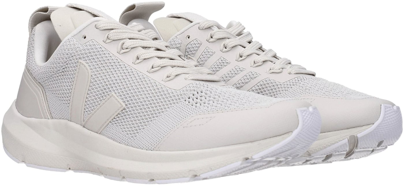 Veja Gray Fabric Athletic Sneakers