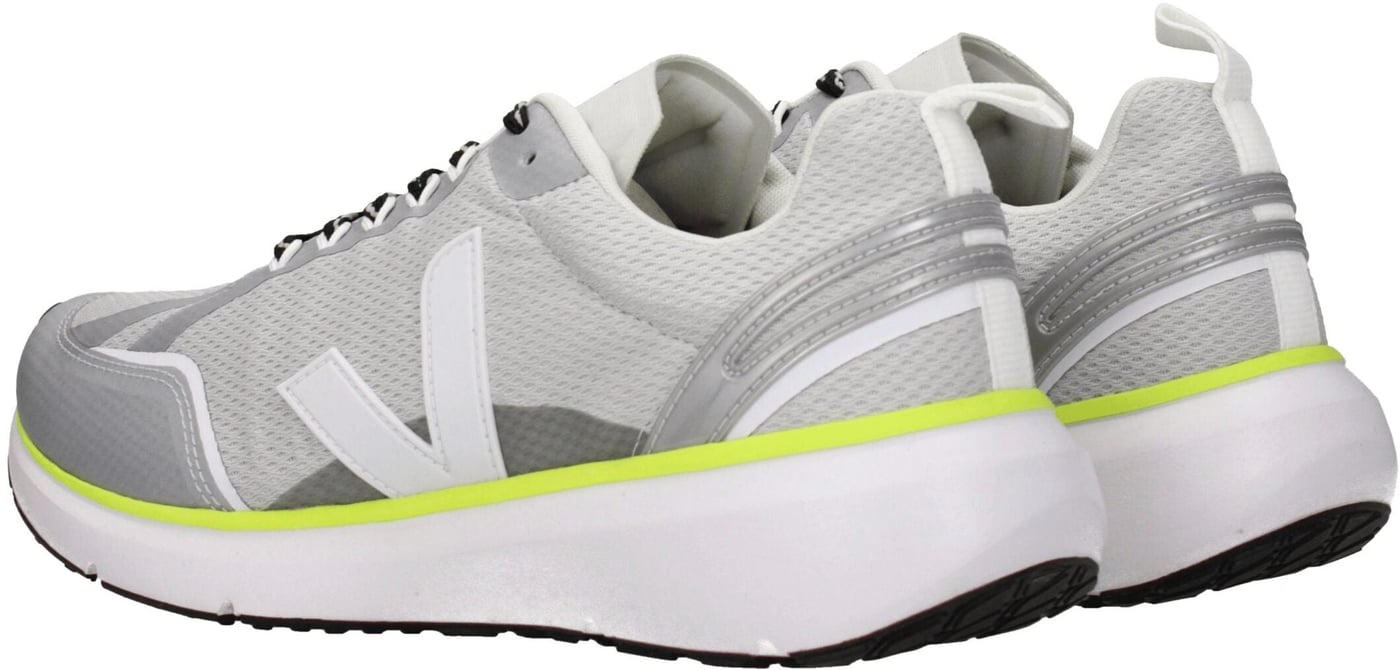 Veja Gray Fabric Athletic Sneakers