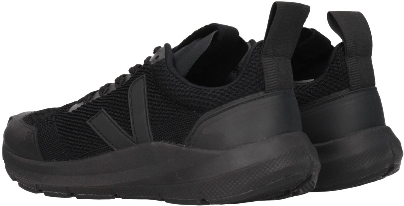 Veja Black Fabric Athletic Sneakers