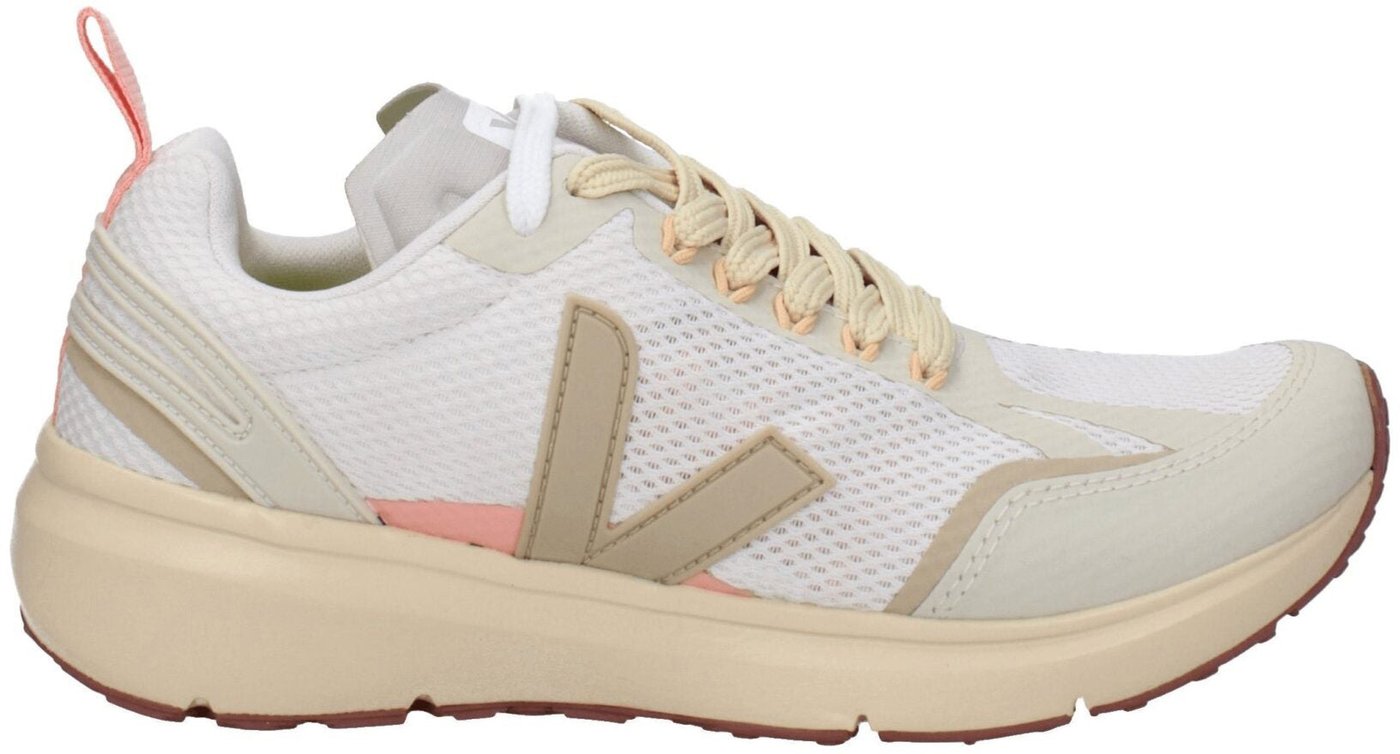 Veja Beige Fabric Athletic Sneakers