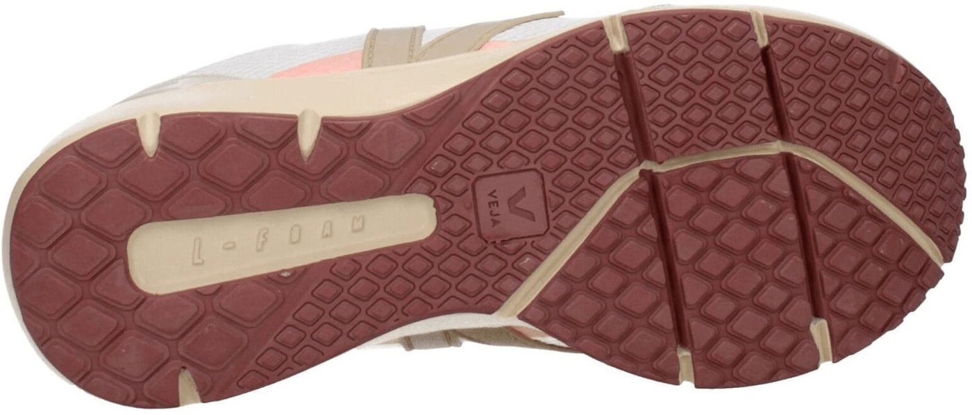 Veja Beige Fabric Athletic Sneakers