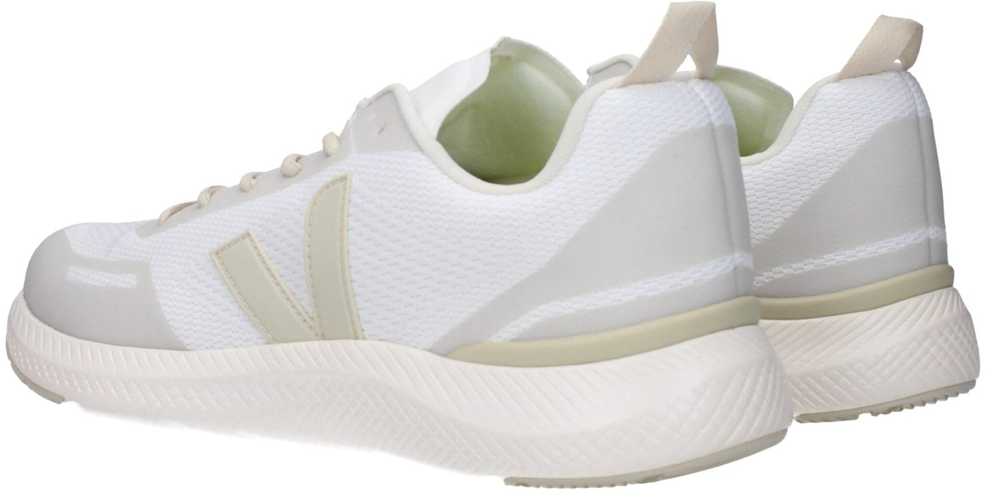 Veja White Fabric Athletic Sneakers