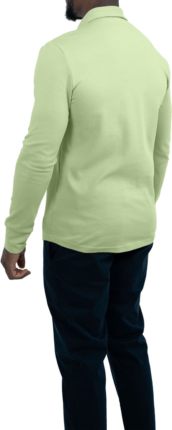 Strijkvrij Poloshirt - Lichtgroen