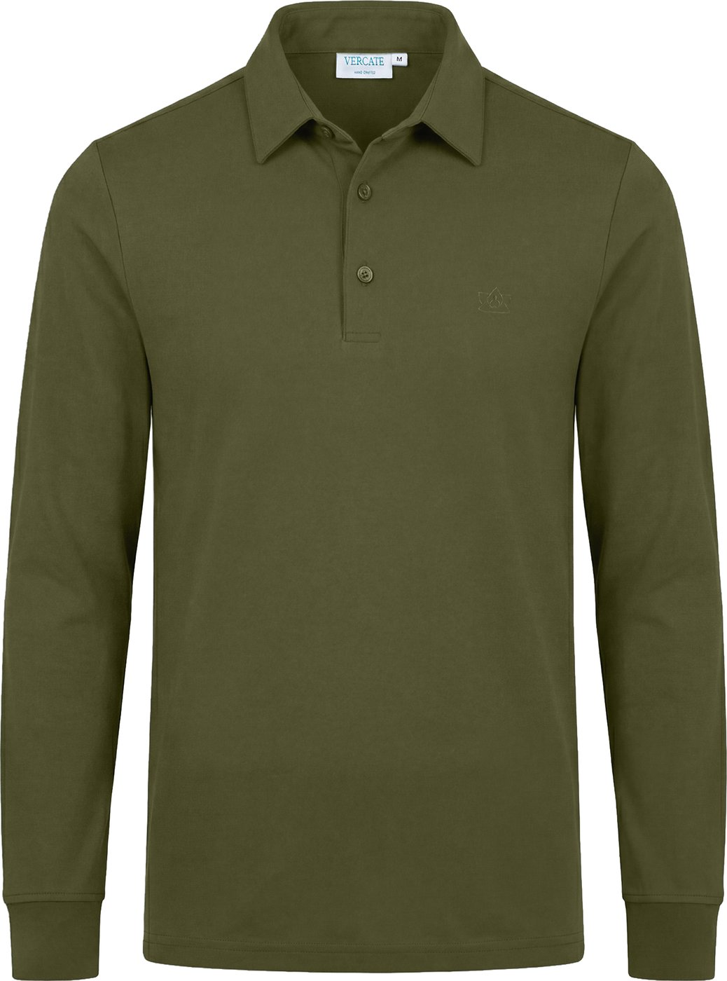 Strijkvrij Poloshirt - Olijfgroen