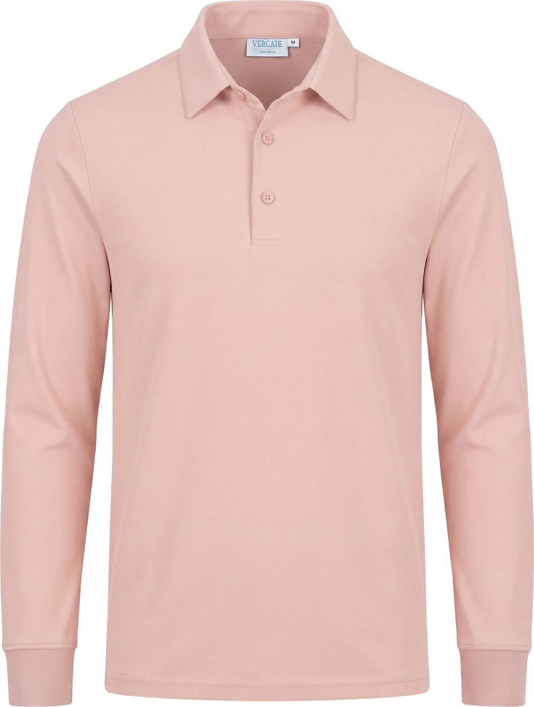Strijkvrij Poloshirt - Roze