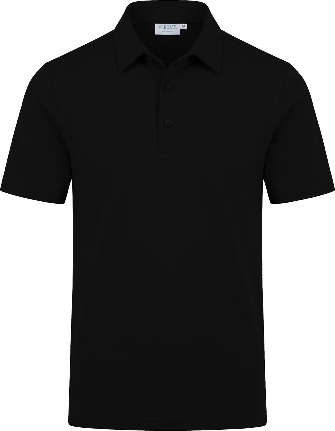 Strijkvrij Poloshirt - Zwart
