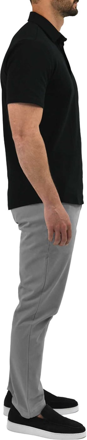 Strijkvrij Poloshirt - Zwart
