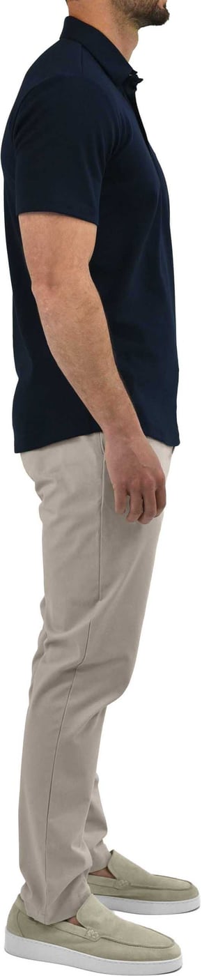 Strijkvrij Poloshirt - Navy