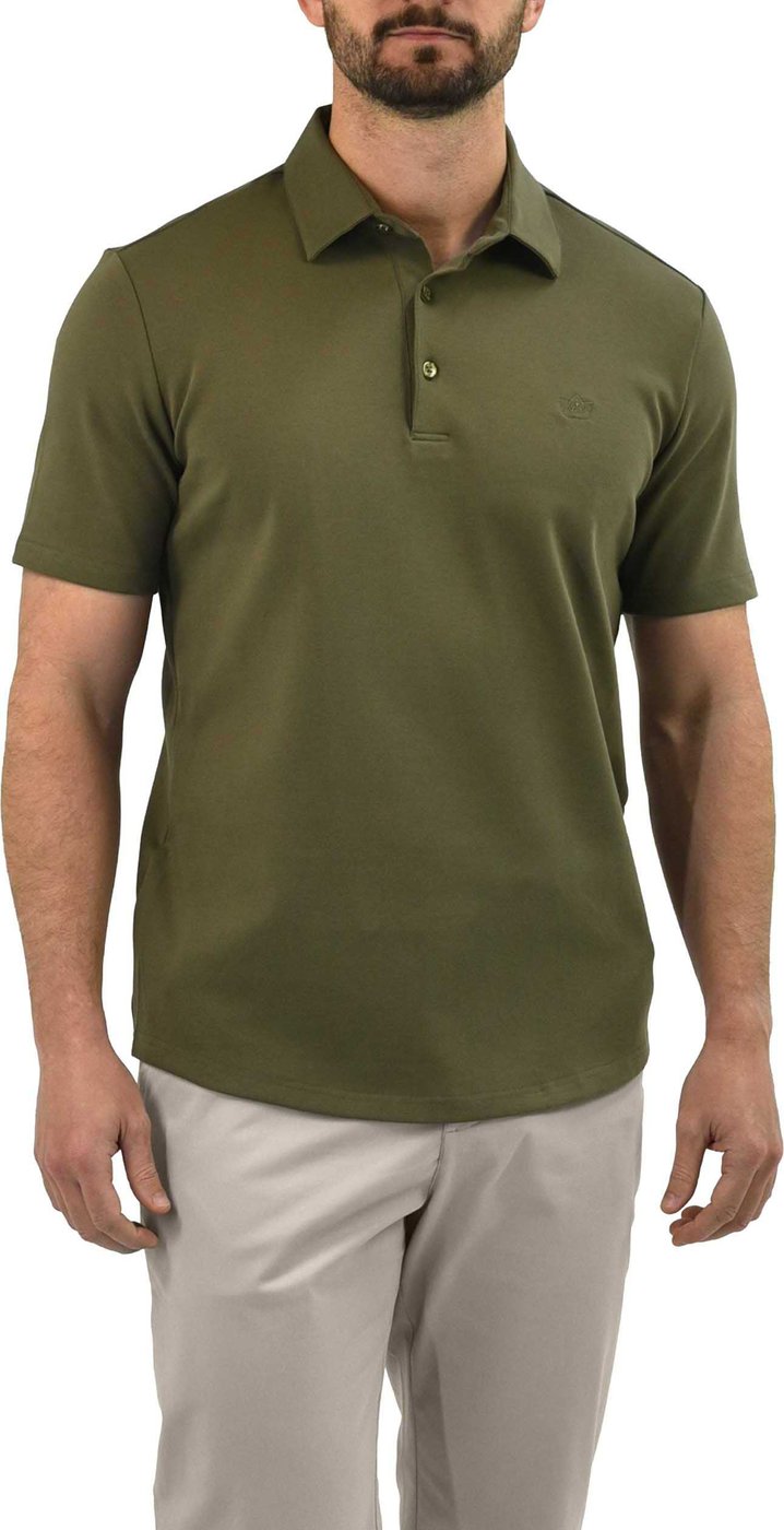 Strijkvrij Poloshirt - Olijfgroen