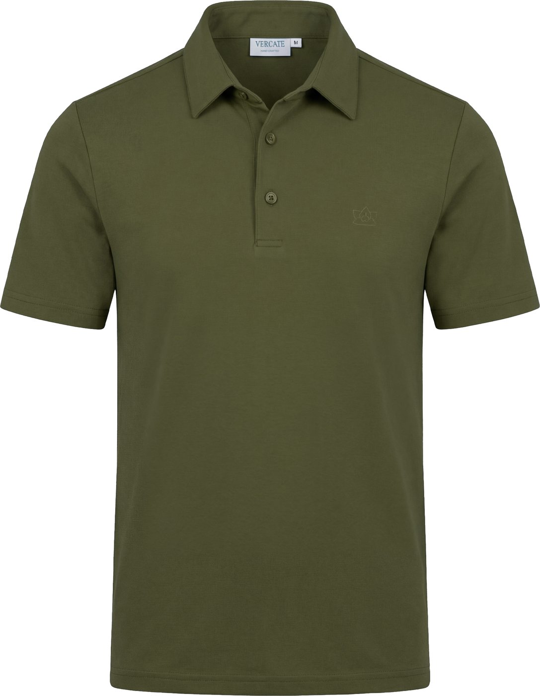 Strijkvrij Poloshirt - Olijfgroen