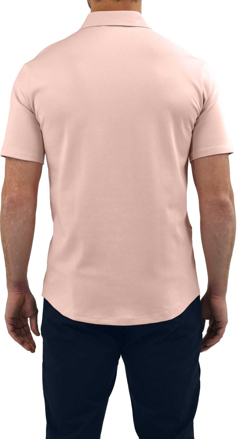 Strijkvrij Poloshirt - Roze