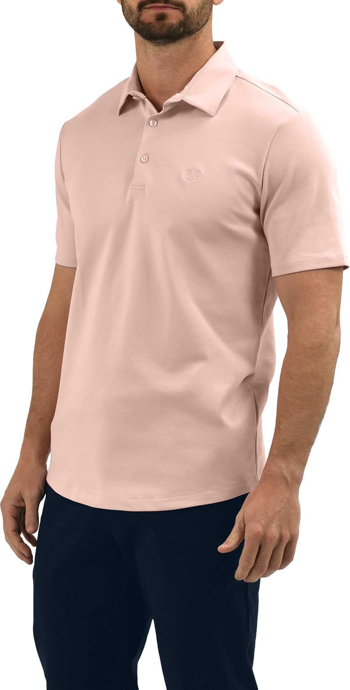 Strijkvrij Poloshirt - Roze