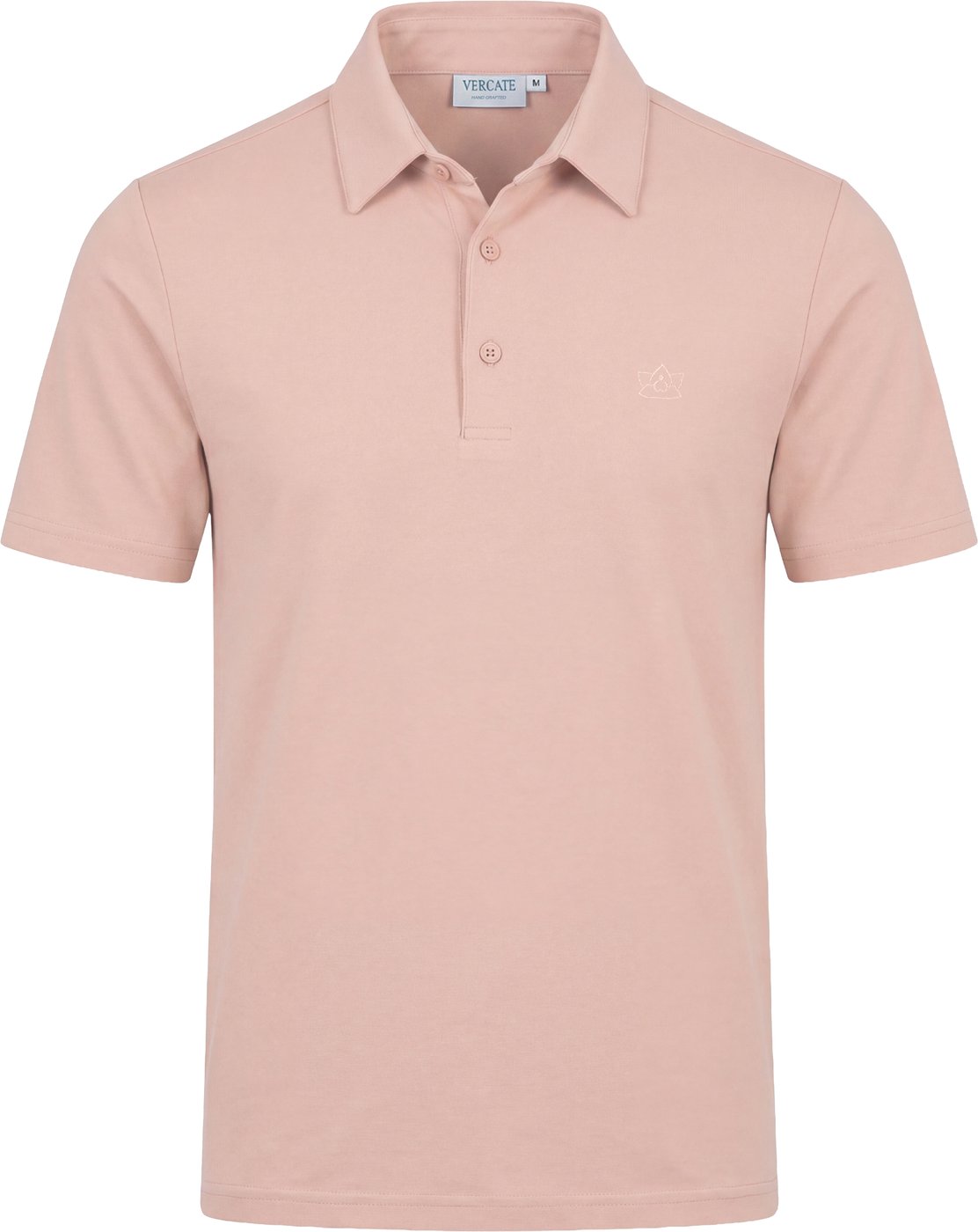Strijkvrij Poloshirt - Roze