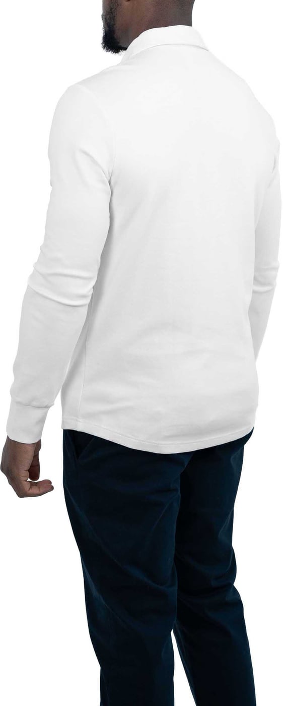 Strijkvrij Poloshirt - Wit