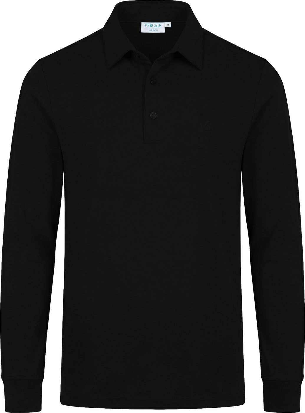 Strijkvrij Poloshirt - Zwart