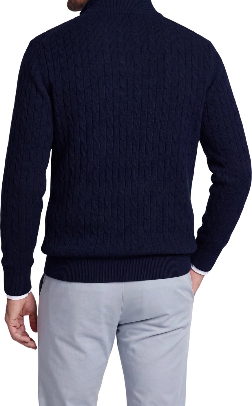 Half Zip - Cashmere Blend - Donkerblauw
